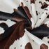300 9090 inch Bnuitland Cow Printed Fleece Flannel Throw Blanket, GSM Double Sided Fuzzy Fluffy Blanket for Bed Sofa