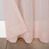 No. 918 Tayla Crushed Texture Semi-Sheer Curtain Panel, 50" x 84", Blush Pink