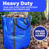 48-Gallon DURASACK Heavy Duty Home and Yard Bags Reusable Self-Standing Lawn and Leaf Bags Garbage Can with Reinforced