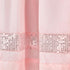 Lush Decor Night Sky Sequins Valance, Single, 84" W x 18" L, Blush & Silver - Extra Wide Kitchen Curtain
