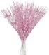 Lvydec 22pcs Christmas Glitter Berries Stems Clearance, 17" Artificial Christmas Picks for Tree Ornaments, DIY Xmas