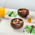 Restaurantware Coco Casa 21 Ounce Coconut Bowl, Reusable Handcrafted Bowl for Smoothies and Salads