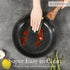 ESLITE LIFE Nonstick Ceramic Frying Pan Skillet, 8'' (Black), Non-Toxic, Compatible with All Stovetops, PTFE & PFOA Free