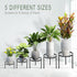 5 Pack CADANI Metal Plant Stands for Outdoor Indoor, Anti-Rust Iron Flower Pot Stand, Heavy Duty Plant Pot Stand