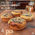 Set 4, 5.7-inch 14.2 Oz 4 420 Hakan Athens Clay Bowl of Terracotta Bowls, Ancient Pottery, Glazed Inside Cooking Clay