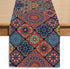 Winotic Boho Bohemian Table Runner 108 Inches Long, Vintage Seasonal Table Runners for
