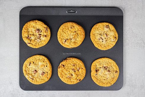 MasterClass Baking Sheet, Non Stick, 1mm Thick Carbon Steel, 35 x 28cm