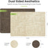 Set 4, (4, Fyvva Placemats of Faux Leather Heat Resistant Wipeable Placemats, Dual Sided Waterproof Washable Table Mats