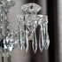 20Pcs (63mm, HDCRYSTALGIFTS Chandelier Icicle Crystal Prisms with Bead Crystals Lighting Lamp Replacement Parts Clear)