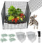 4 Sets Upgraded Strawberry Supports with Wire Plant Protectors from Animal 12x12Inch
