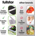 Fullstar Mandoline Slicer, 11 in 1 Kitchen Gadgets, Cucumber Slicer, Cheese Grater, Veggie Slicer, Safety Glove