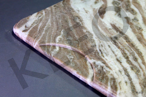 KLEO Marble Chopping Board, Cutting Board, Cheese Platter, Kitchen Appliance, 9" x 12", Beige