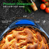NutriChef Blue Silicone Handles - Flexible Design for Nonstick Carbon Steel Bakeware Pans - Compatible with Model: NCBK10S by NutriChef