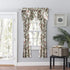 Ellis Curtain Madison Floral 58" x 15" Lined Scallop Valance, Brick Color