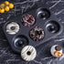 HONGBAKE 2 Pack Donut Pan, Upgraded Deepened 6 Cavity Mini Bagel Mold for Oven, Nonstick and Heavy Duty