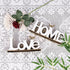 Love Sign Decor,White and Gold Room Decor Aesthetic, Knick Knack Shelf,Gold Bird Decor, Boho Bookshelf ,Abstract Gold