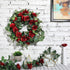 Syhood Artificial Rose Garlands - 14.4 ft Wine Red Flower Vine for Wedding Arch and Home Garden Decorations