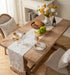13 90 Inch Boho Table Runner x Long Natural Cotton Woven Runner with Tassels for Home Dining Table dcor, for Modern