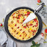 Latest 13 Inch Nonstick Carbon Steel Pizza Pan - Bakeware with Holes for Oven Baking Supplies (35x32x1.3cm)
