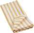 Saro Lifestyle Striped Design Cotton Table Napkin, Set of 4, 20", Yellow