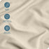 Bare Home Microfiber Pillow Cases - King Size Set of 2 - Cooling Double Brushed Sand Pillowcases, Easy Care