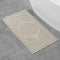 Jean Pierre New York Cotton StoneWash Medallion Bath Rug, 21x34 in., Light Taupe