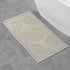 Jean Pierre New York Cotton StoneWash Medallion Bath Rug, 21x34 in., Light Taupe
