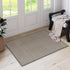 Lahome Farmhouse Kitchen Entryway Rug, 2x3 Washable Door Mat for Indoor Entrance, Non-Slip Grey Carpet for Front Door