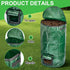 4 34 Ctosree Pieces Compost Bin Bags Large Gallon Reusable Yard Waste Lawn Bags Heavy Duty Garden Composting Garbage