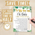 Hadley Designs Hilarious Baby Shower Games Set – 25 Double-Sided Cards for 25 Guests, Word Scramble, True or False