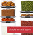 16-Cup Rubbermaid Brilliance Airtight Food Storage Container with Lid Clear/Grey - optimal for pantry organization