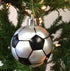 PEPPERLONELY Soccer Shatterproof Sports Ball Ornaments, Set of 6PC, 65mm (2-1/2 Inch)
