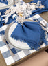 DII Buffalo Check Collection, Classic Farmhouse Placemat Set, 6 Piece, 13x19, Navy & Cream