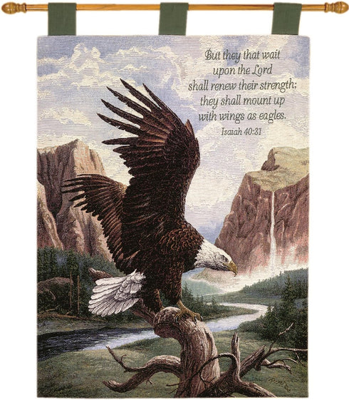 Manual Inspirational Collection Wall Hanging, 26 X 36-Inch, Freedom with Verse by Linda Picken
