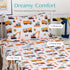 Set 3 Cozy Set, Joiedomi Kids Twin Sheet Construction Vehicle - Piece Soft Microfiber Bed Sheets - Deep Pocket Wrinkle