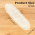 Mozeat Lens 2 Pack 13" 45" Cotton Crochet Lace Rectangular Table Runner Doilies Table Dresser Scarf Dcor, White X