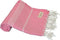 Bersuse Beach Towels Peshtemal Turkish Towels, Anatolia Collection, 100% Cotton, Large, Pink, Quick-Dry