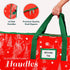 Handy Laundry Christmas Tree Storage Bag - Zippered Bag for 7.5 Foot Artificial Xmas Tree - Durable Waterproof Material