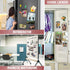 JUZARI 10 Pack 5x7 Magnetic Picture Frames for Refrigerator, Magnetic Photo Sleeves, Locker Magnet Frames