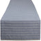 DII Farmhouse Gingham Checked Tabletop Collection, Table Runner, 14x108, French Blue