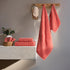 Set 2 Set) BAGNO MILANO Organic Turkish Cotton Bath Towels, Hand Towels Luxury Jacquard Collection, Certified Organic