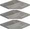 Fun Memories Corner Shelf Wall Mount, Floating Corner Shelves, Set of 3
