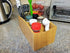 Natural Bamboo Organizer, Kitchen Counter Utensil Storage, Home Office Desk Caddy, Living Room Remote Holder
