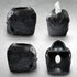 Skull Tissue Box Cover Square Black, Gothic Home Decor, Fits Most Square Tissue Boxes, Office Desk Organizer