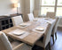 CleverDelights Natural Linen Hemstitched Placemats - 6 Pack, 14" x 20"