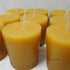 100% Pure Beeswax 15-Hour Votives Candles, Organic Hand Made (6)