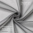 Grey Valances 14 Inches Long for Living Room, 2 Panel Light Filtering Sheer Toppers for Window