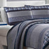 Nautica Sham, Cotton Quilted Bedding Set with Envelope Closure, Pre-Washed Softness (Adelson Blue, 20" x 26")