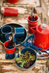 Backpacking GSI Outdoors Percolator Coffee Pot | Enamelware Campfire Coffee Boiler Kettle for Outdoor Camping Cookware