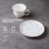 Set 6, Set,6oz Set set 6) Agyiuns Tea Cups Of Tea Cup And Saucer for Tea,Coffee, Latte, Cafe Mocha, Porcelain Tea Party